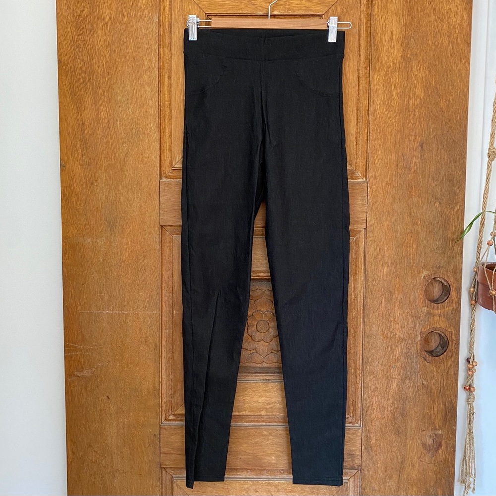 Pierre Mantoux fleece lined leggings gray size 1